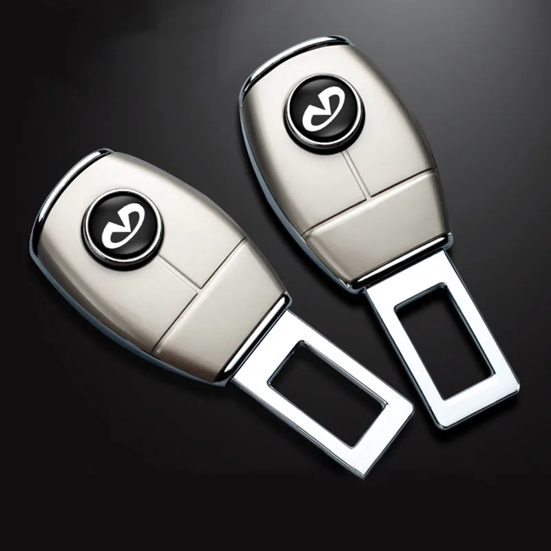 

1pcs Car Seat Belt Extender Buckle Clip Alarm Muffler For INFINITI FX35 Q70 Q50 Q30 QX30 QX50 QX70 M37 G35 G37 FX37 Accessories