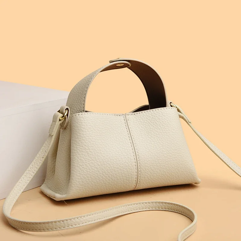 Милые сумки через плечо из однотонной искусственной кожи на молнии 2023