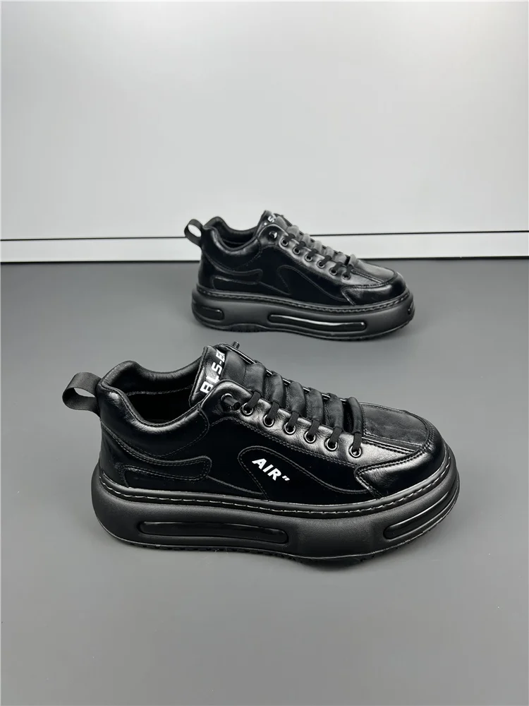 2024 Autumn and Winter New Platform Fashion Casual Shoes All-Matching Leather Surface Warm Board Net Red...