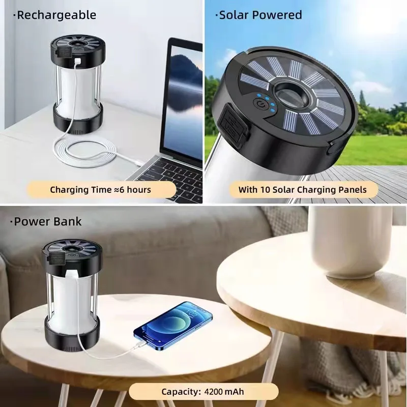 Туристическое снаряжение фонарь внешнее освещение многофункциональное для