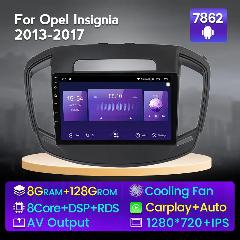 

Мультимедийная магнитола Fellostar для Opel Insignia 128-2013, 9 дюймов, Android 11, 8 + 2017 ГГц, 4G LTE