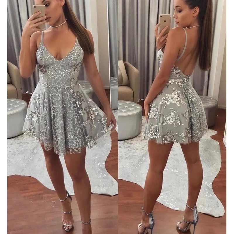

2022 Formal Tulle Homecoming Dress Spaghetti Strap Hand Beaded Prom Dress Sparkly Evening Dresses For Woman Robe De Soirée