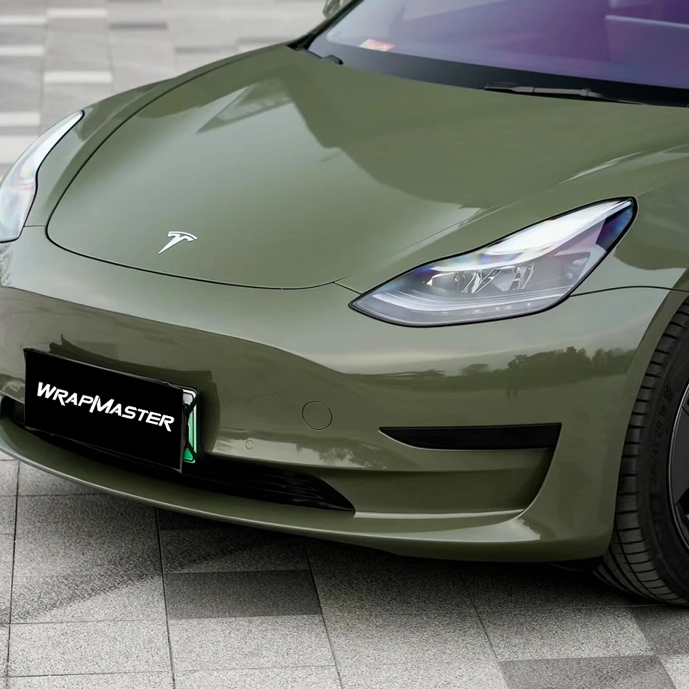 Wrapmaster 5*56ft ПЭТ-лайнер глянцевая Aurora Green автомобильная пленка виниловая