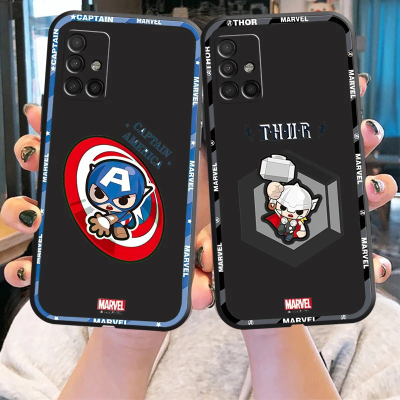 

Marvel Comics Phone Cases For Samsung A51 5G A31 A72 A21S A52 A71 A42 5G A20 A21 A22 4G A22 5G A20 A32 5G Soft Carcasa Coque