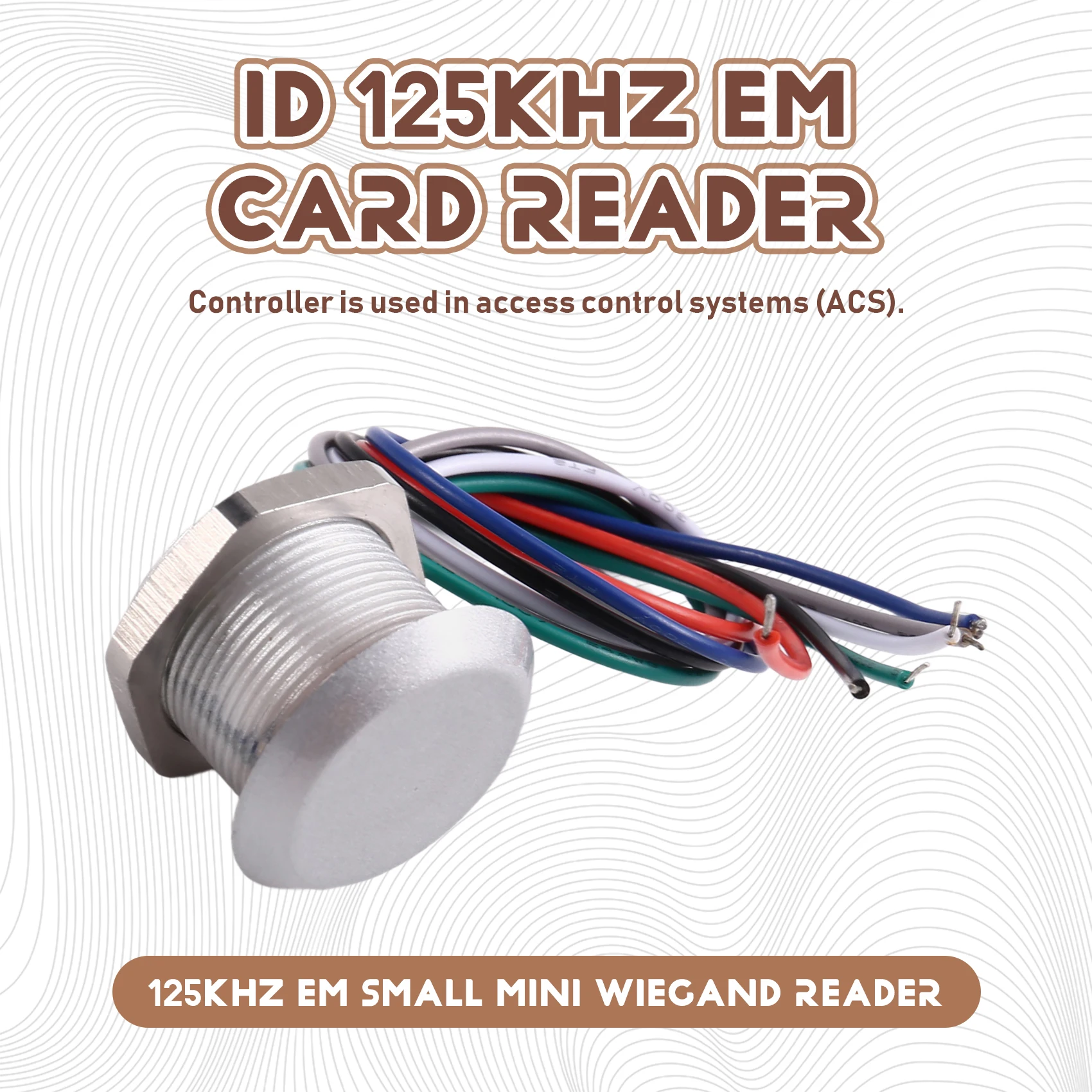 Фото Новый считыватель ID-карт EM Marine Small Mini Card Wiegand26, совместимый с RFID 125 кГц (66C) №1