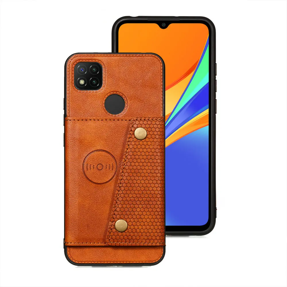 

Redmi 9C NFC 9A Back Case Wallet Card Slot Leather 360 Protect for Xiaomi Redmi 9C Case Redmi 9 C A C9 9i Flip Cover Shockproof
