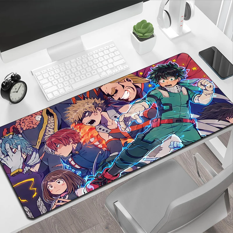 

Desk Pad Mat My Hero Academia Xxl Mouse Mousepad Speed 900 × 400 Extended Gamer 900x400 Large Moused Xl Carpet Gaming Mats Pads