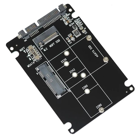 M.2 и mSATA 2-в-1 адаптер USB3.0