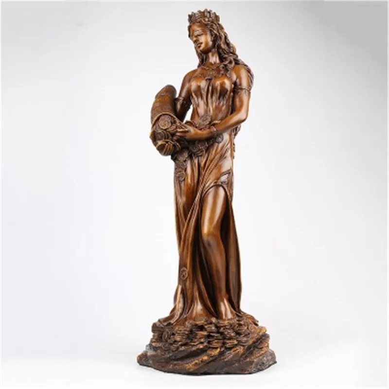 

Greek Mythology Treasure Goddess Full-Length Portrait Statue European Style Home Decor Furnishing Articles Sculpture
