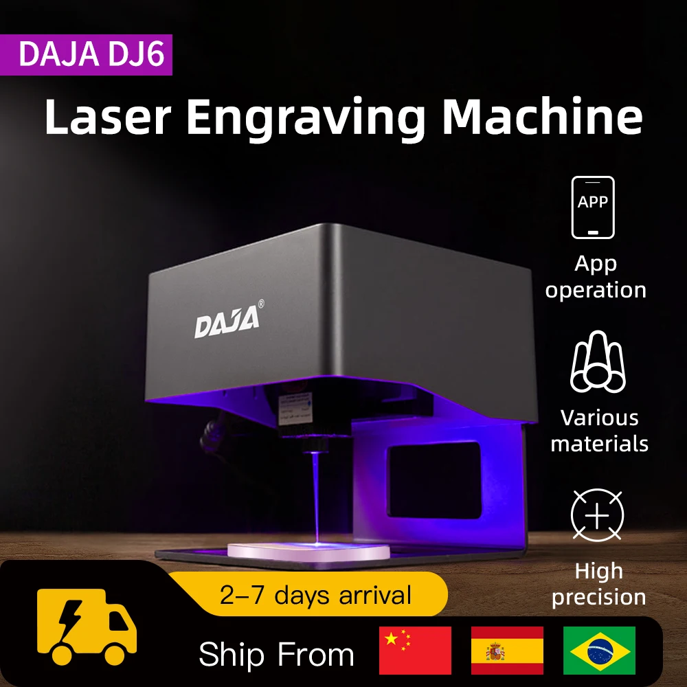 Лазерный гравер DAJA с ЧПУ Diy DJ6, лазерный гравировальный станок 3000 ...