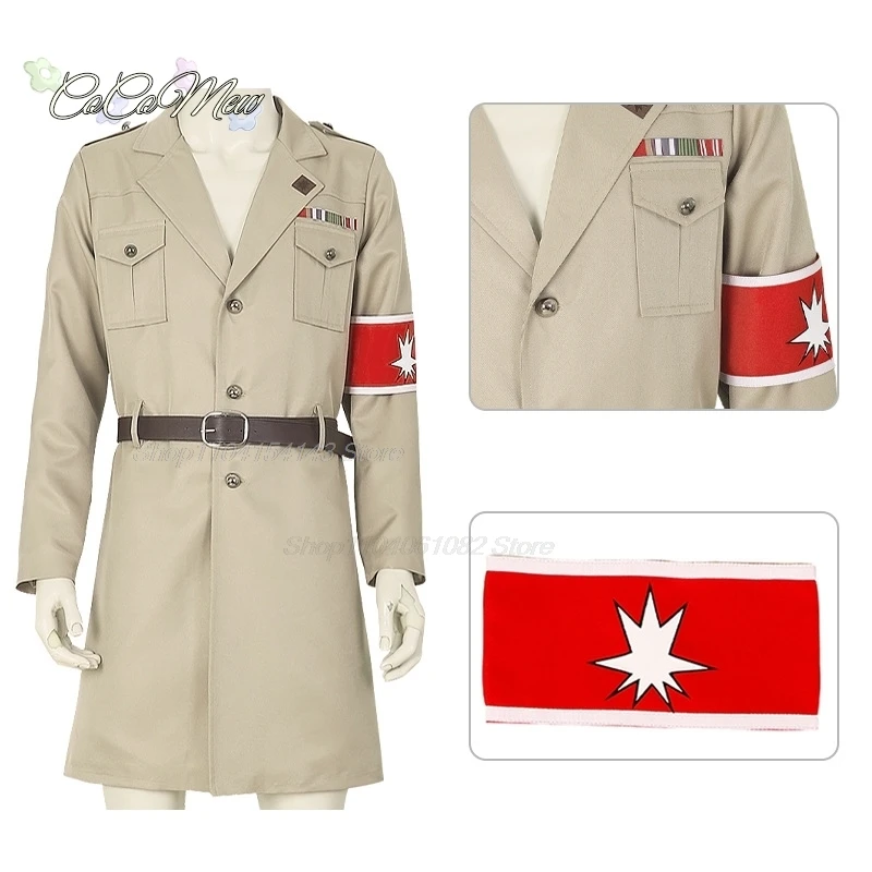 Костюм шэнги Эрена из атаки на Титанов для мужчин и женщин