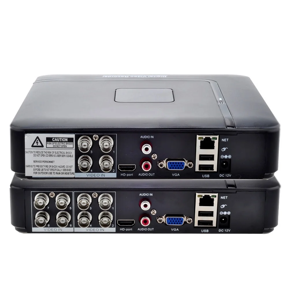 

5 in 1 CCTV Mini DVR TVI CVI AHD CVBS IP Camera Digital Video Recorder 4CH 8CH AHD DVR NVR CCTV System Support 5MP/2MP