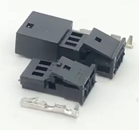Black 3 Pin Auto Stereo Connector Car Speaker Plug Treble Rain Sensor Socket 1718346-1 1-968700-1 1355620-1