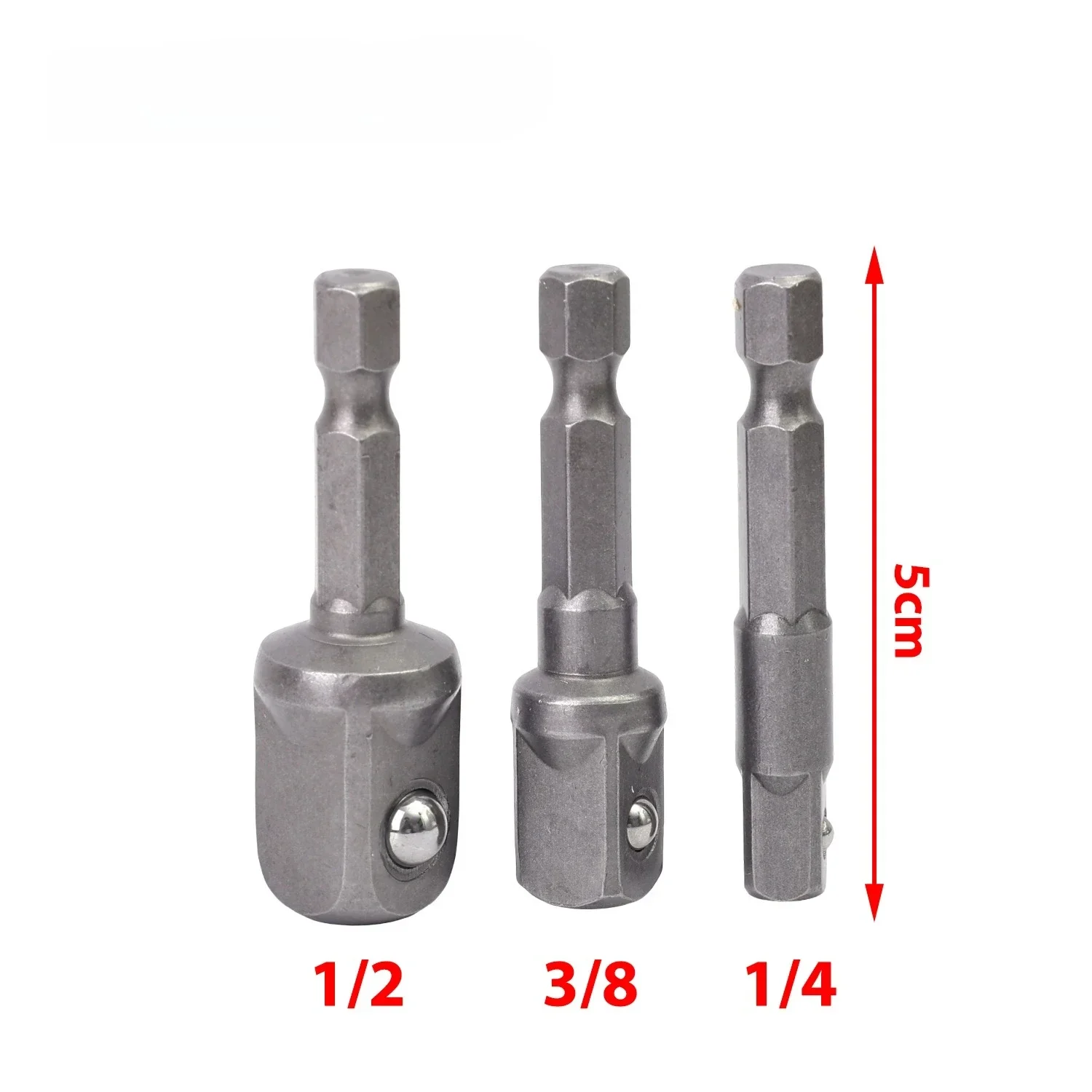

Набор адаптеров для сверла Chrome Steel 1/4 3/8 1/2 дюйма