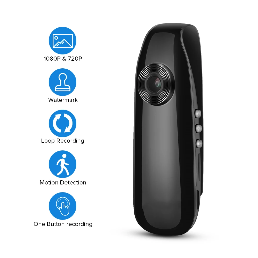 

Pea pods Mini Camera Full Hd 1080 Draagbare Camara Politie Video Recorder Body Cam Motorfiets Bike Motion Bodycamera Mini Kamera