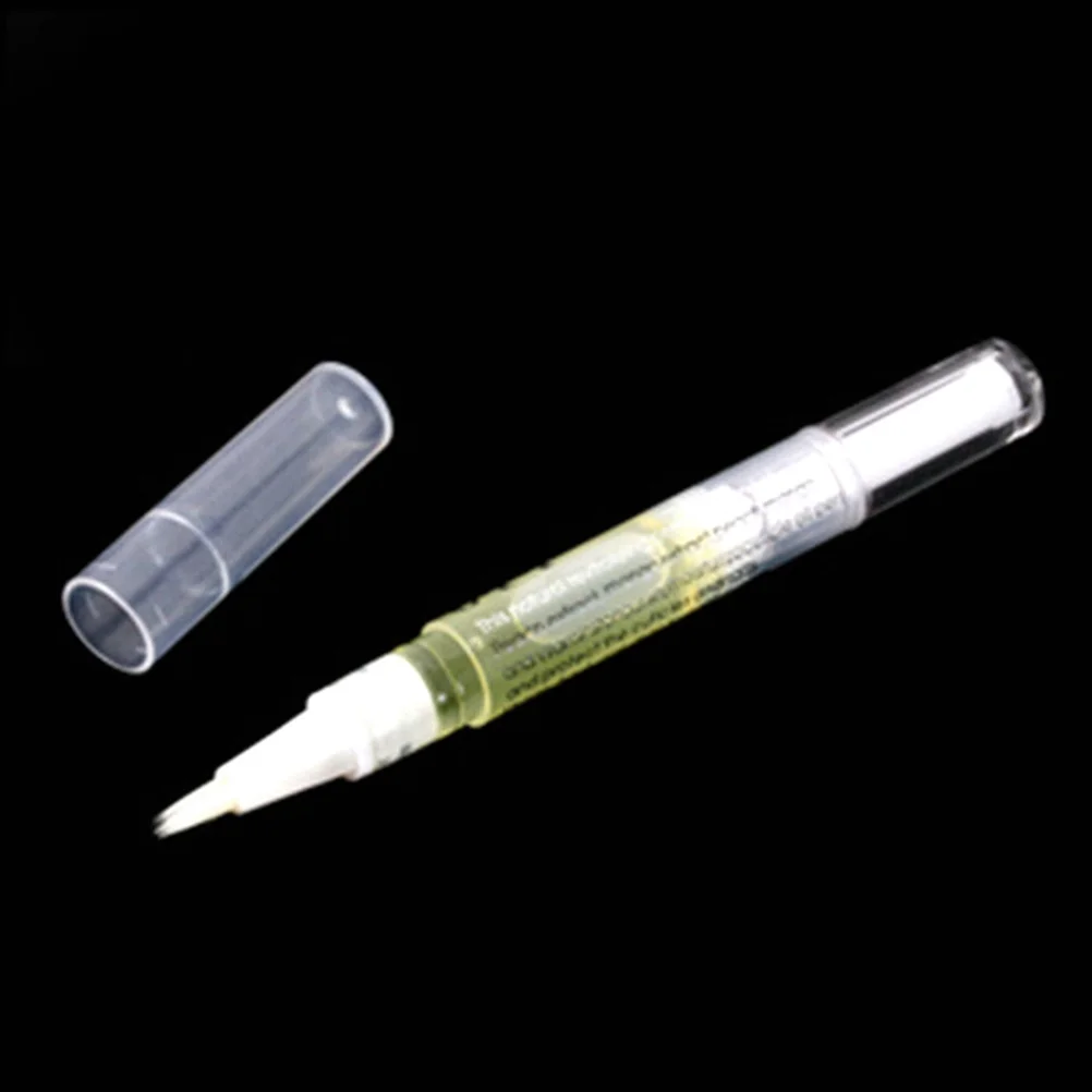 

6pcs Empty Pens Lightweight Portable Transparent Pens Empty Liquid Tube for Liquid Medicine Lip Gross Nail Oil