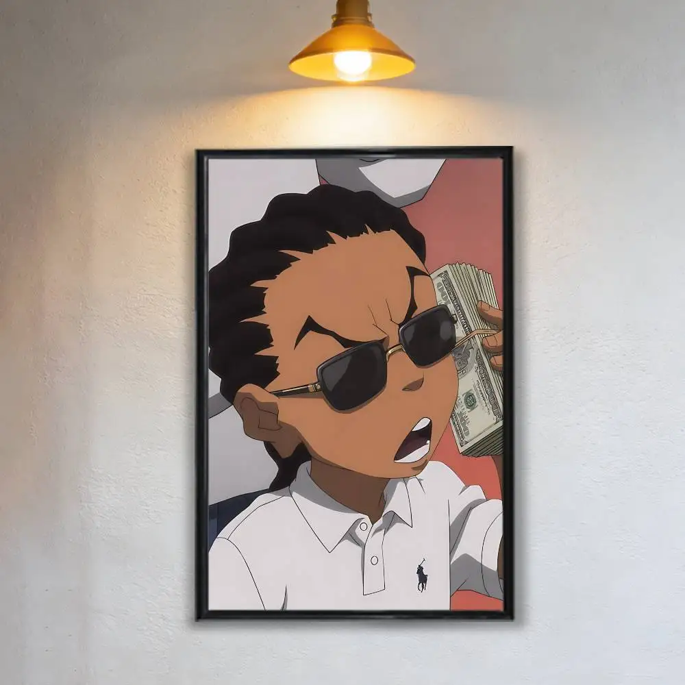 Постер Trend Huey Freeman Boondocks HD Art, самоклеящийся, водонепроницаемый, для декора дома, гостиной, спальни, бара, эстетичный декор. (art.: 3920dceae2481) - 3920dceae2481