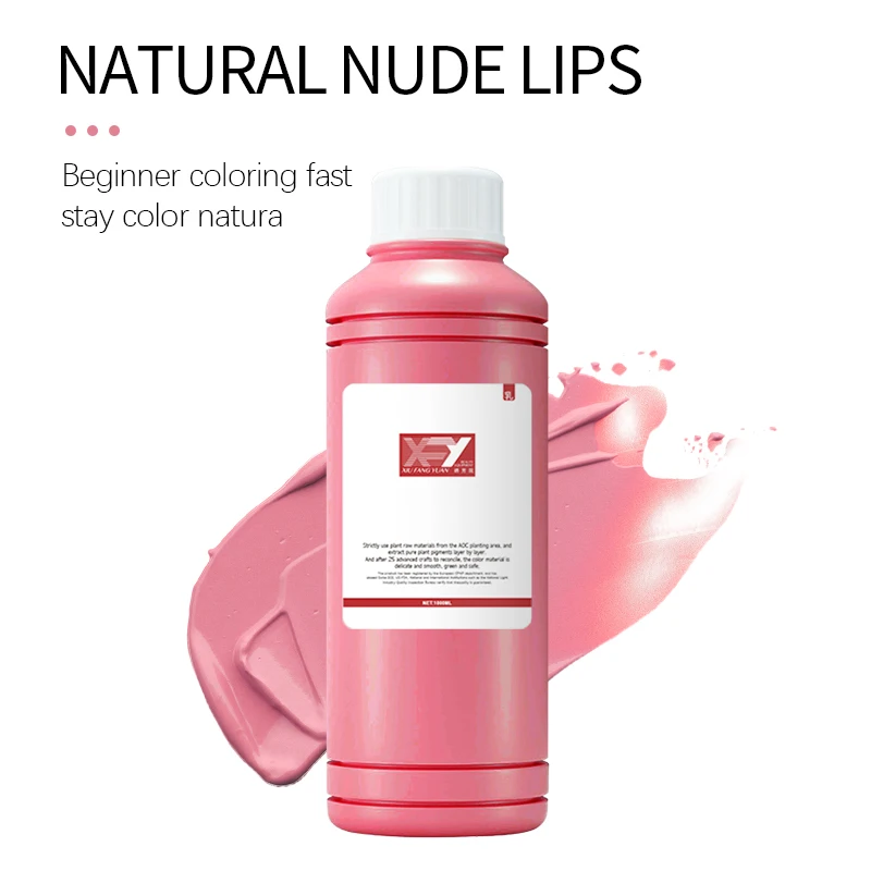 OEM/ODM 1 л натуральные пигменты нюдового цвета Перманентный макияж тату-чернила