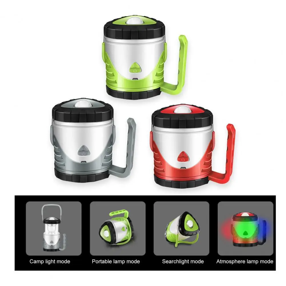 

1 комплект, выдвижной водонепроницаемый фонарь для палатки, 5 В, 6 режимов