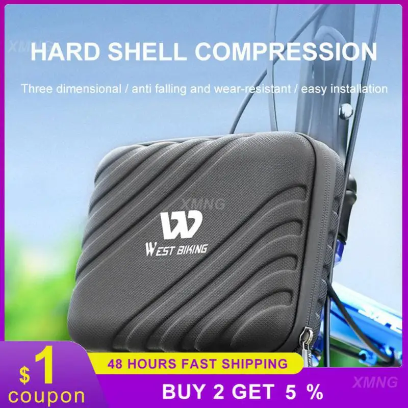 

Передняя сумка, новинка, сумка для руля для верховой езды Eva, велосипедное снаряжение, корзина с передней трубкой, велосипедная сумка удобно 2 л, водонепроницаемый велосипедный рюкзак