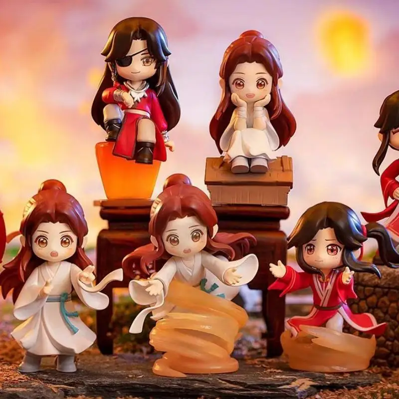 

Genuine Heavenly Official Blessing Xie Lian Hua Chneg San Lang Lucky To Meet You Series Action Figures Model Anime Toy Gift