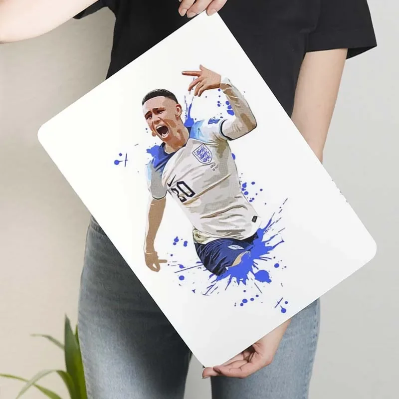 Фил Фоден английская надпись спортивный металлический постер украшение в виде