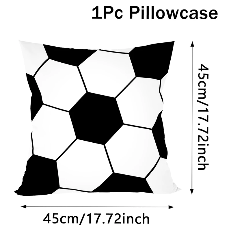 

1 шт., наволочка для футбола, наволочка для домашнего дивана, спальни, декор для комнаты, спортивная футбольная тема, декор д...