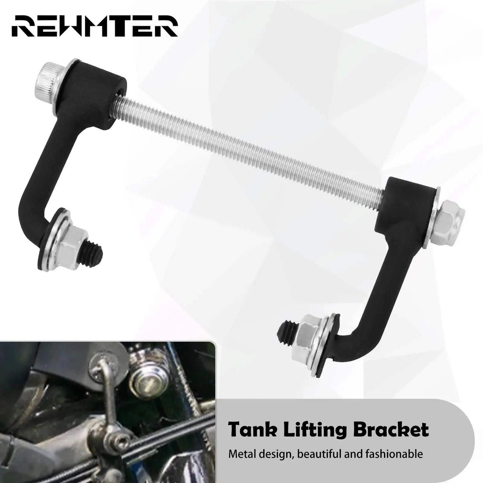 

Motorcycle Black 2" Gas Tank Lift Risers Kit Billet For Harley Sportsetr XL1200 883 72 48 Super Low Nightster Seventy Two 95-21