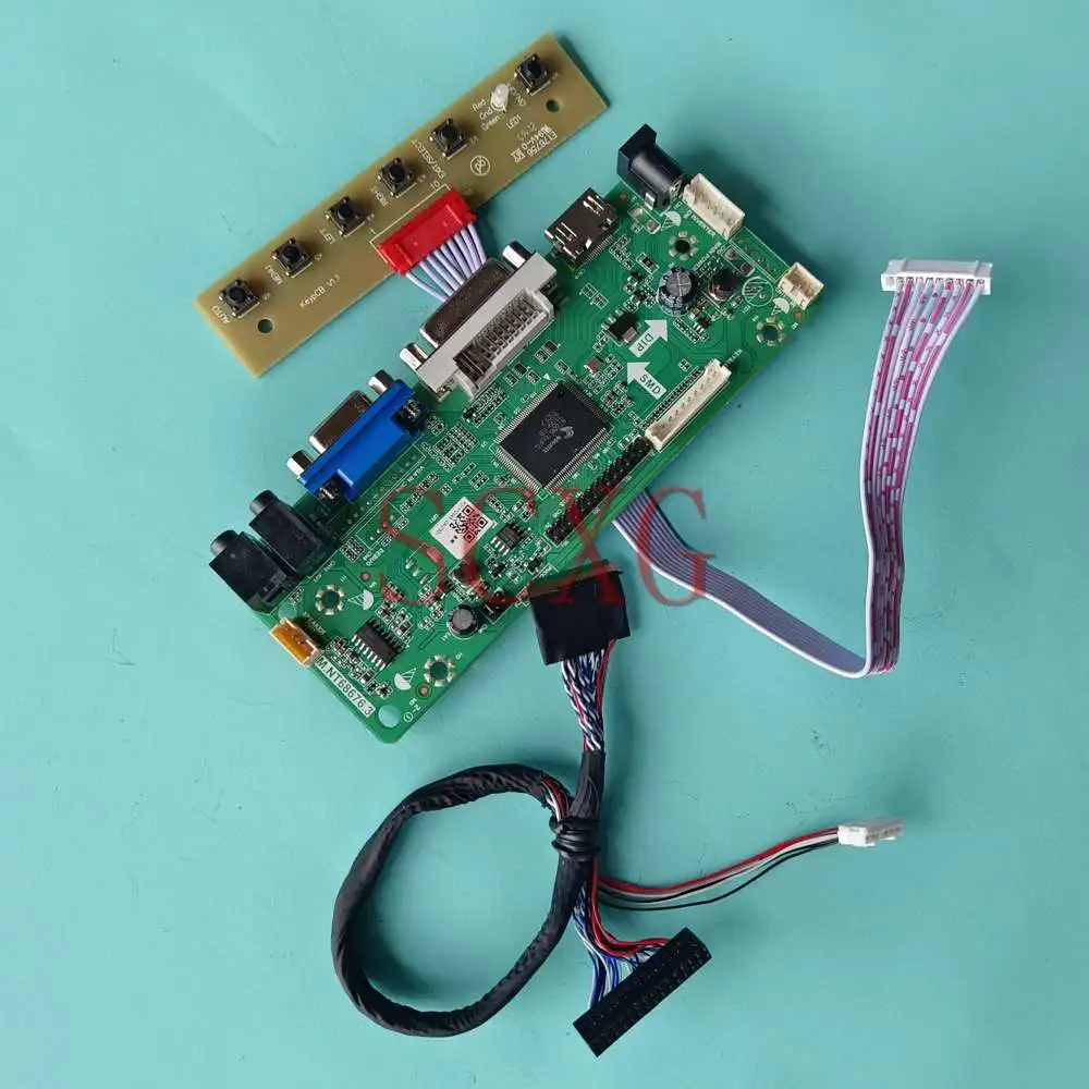 

LED LCD Screen Controller Board Work With LP140WH2-TLS1 40 Pins LVDS 60Hz Notebook 14" HDMI-Compatible VGA DVI 1366*768
