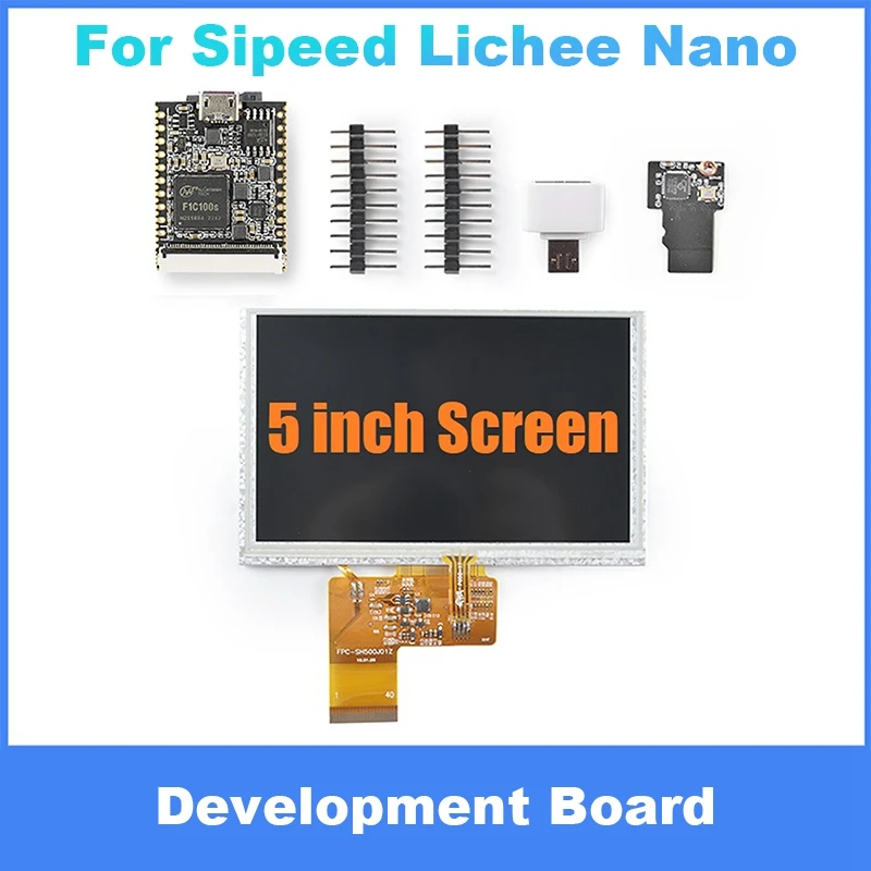 

For Sipeed Lichee Nano Motherboard+5 Inch Screen+Wifi Module F1C100S Development Board For Linux Programming Learning