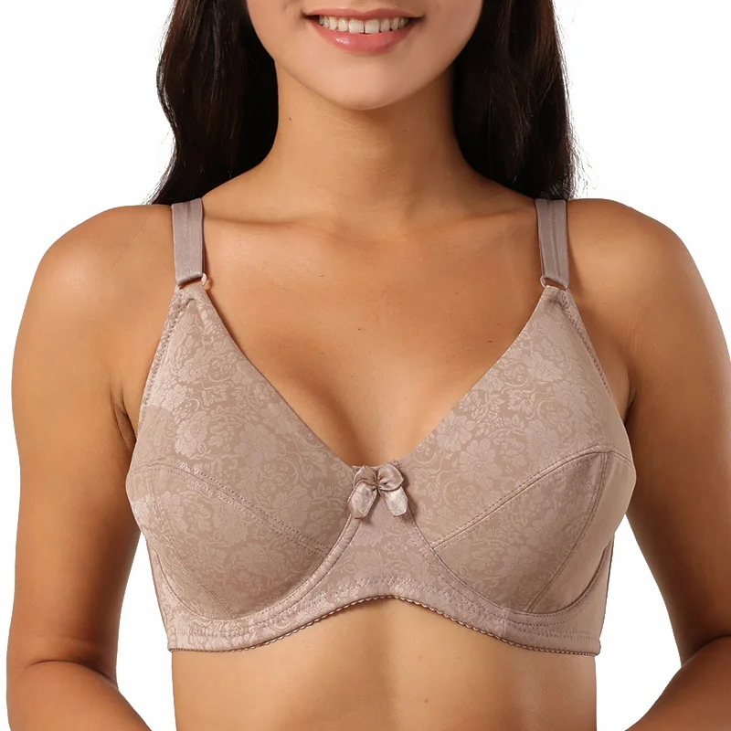 Женские бюстгальтеры с принтом, сексуальное женское нижнее белье с полным покрытием, минималистичное нижнее белье с мягкими чашками, размеры 36-52, чашка B, C, D, DD, E