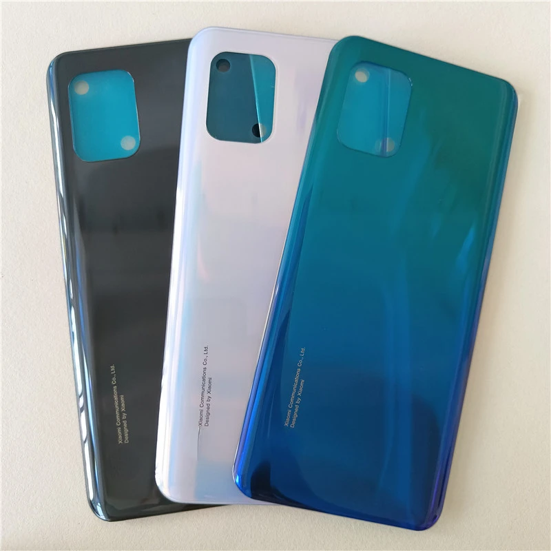 

100% оригинал для Xiaomi Mi 10 Lite стеклянная задняя крышка батарейного отсека дверная панель Корпус Запасные части для Mi 10 Lite Крышка батарейного от...