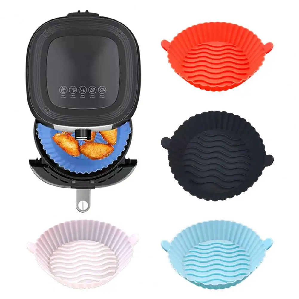 

Round Silicone Baking Mats Baking Anti-permeation Pot Liner Basket Pan Bread Cake Mat Basket Kitchen