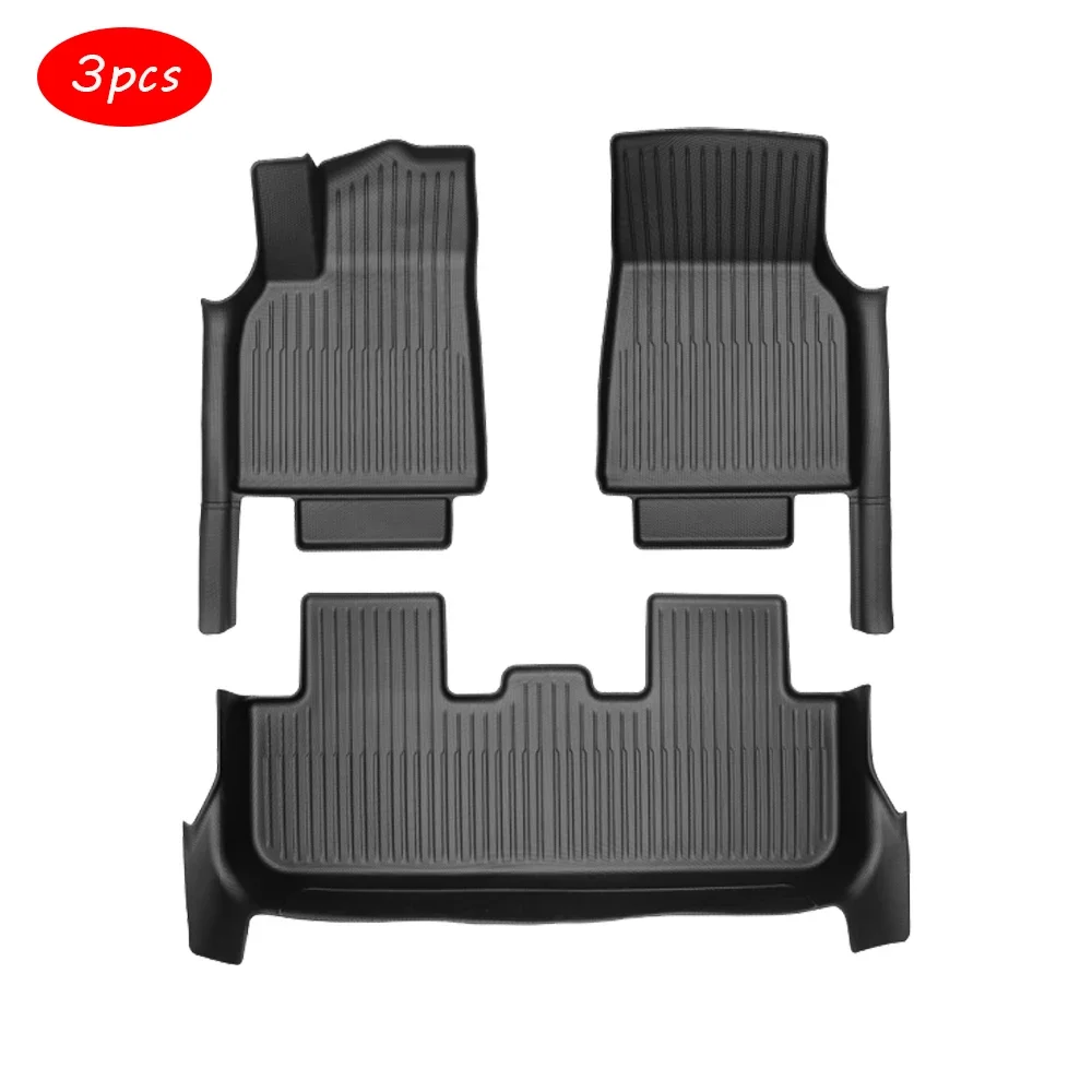 

Напольный коврик с накладкой на пороги для Tesla Model Y Juniper Launch 2024 года, всепогодный багажник из ТПЭ, грузовой коврик, коврик для спинки багажника