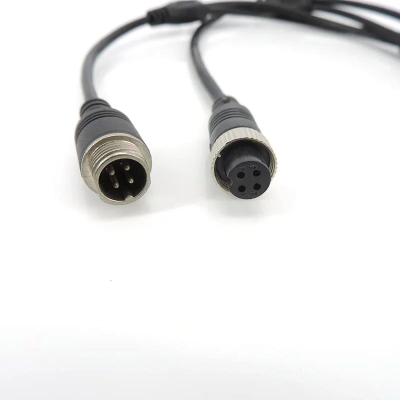 Y-образный разветвитель M12 переходник с авиационной головкой на 2 штекера и