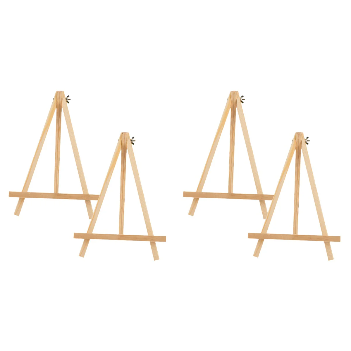 

4 Pcs Decorative Wooden Picture Holder Desktop Painting Holders Desktop Painting Easels
