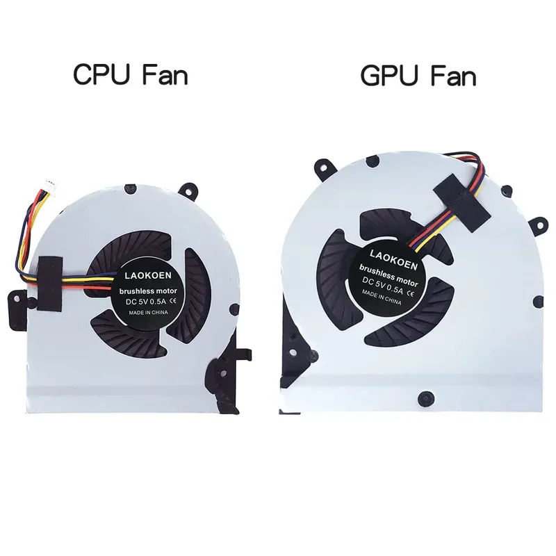 Сменный охлаждающий вентилятор CPU + GPU для ноутбука ASUS Rog Strix GL502V GL502VM ZX60V FX60VM FX60V S5VM