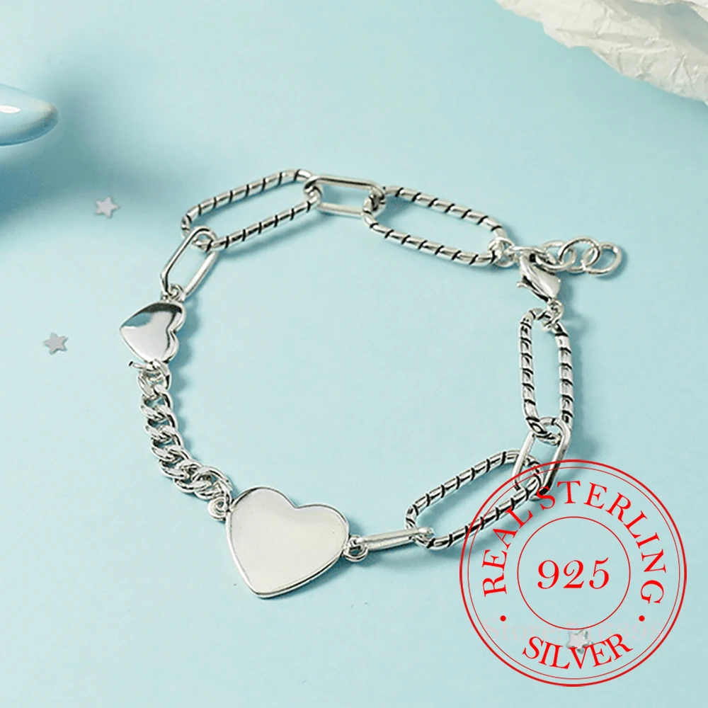 

Женский браслет из серебра 925 пробы, в стиле панк