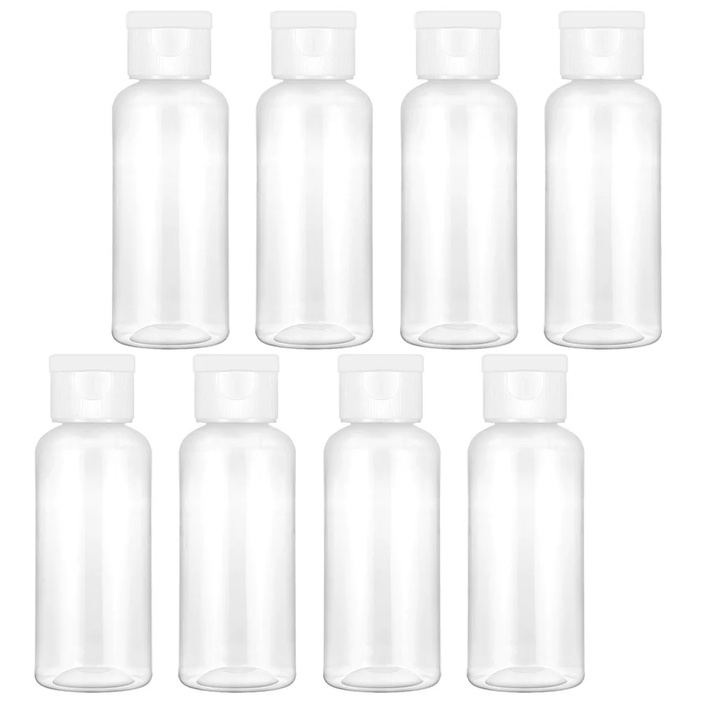 8 шт. 50 мл портативные бутылки-раскладушки пустая пластиковая бутылка дорожный
