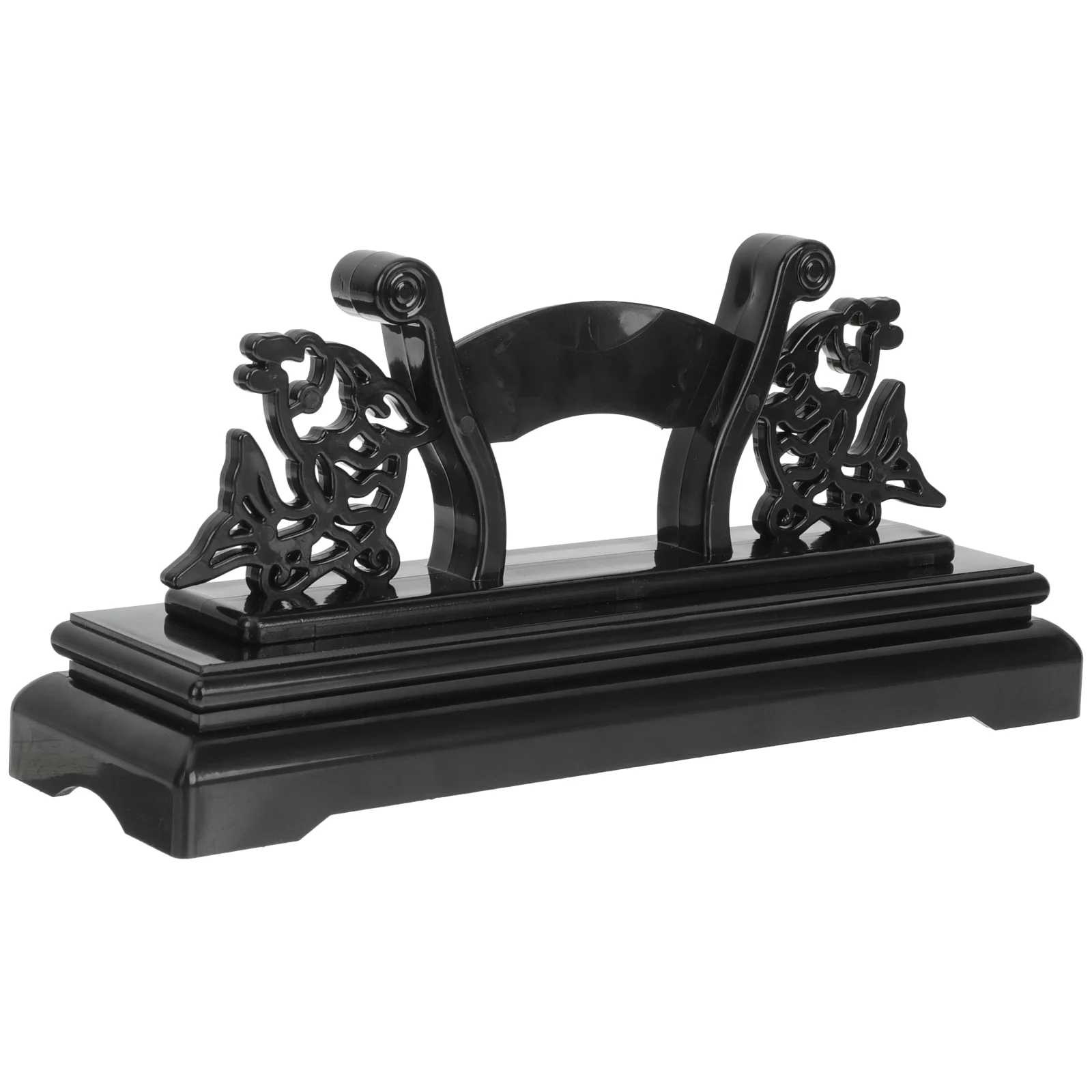 

Fan Rack Chinese Holder Fold Fan Bracket Plastic Traditional Home Decoration Japanese Stand