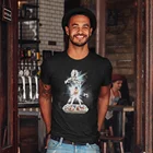 Футболка гаваня, Космический шериф, гаван, футболка Uchuu Keiji, Мужская забавная Футболка, большой рисунок