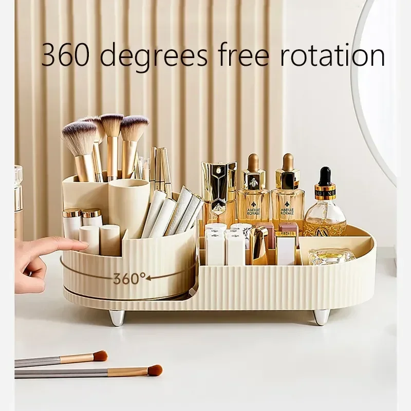 

Rotating Organizer Makeup Acrylic Bathroom Organizer Boxes Plastic Pen Storage Cosmetic Holder Organizer Box Organizing