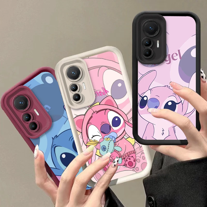 Аниме Ангел Лило и Стич для Xiao POCO 12T 11 F2 F3GT F4 F5 X X4 X5 M3 14 Pro GT 4G фотовспышка