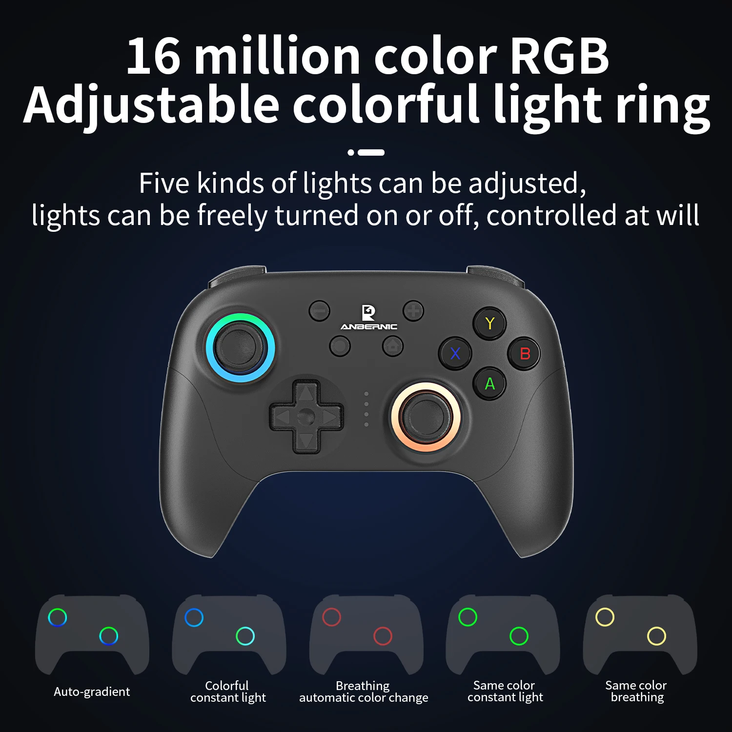 Беспроводной игровой контроллер Anbernic RG P01 RGP01 Bluetooth-геймпад