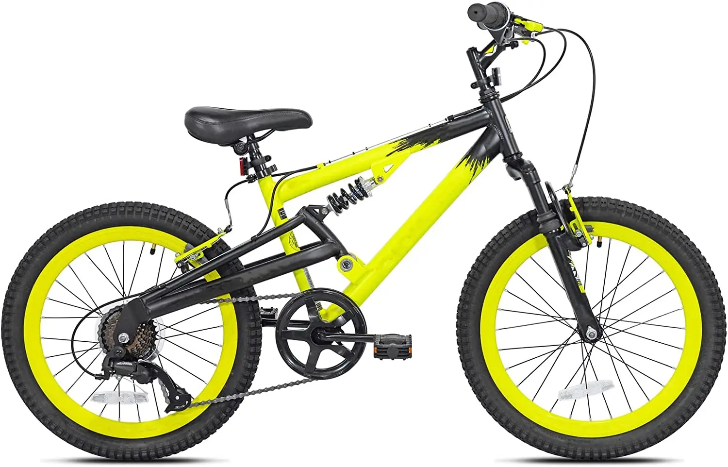 

20" Boy's Mountain Bike, Yellow/Black