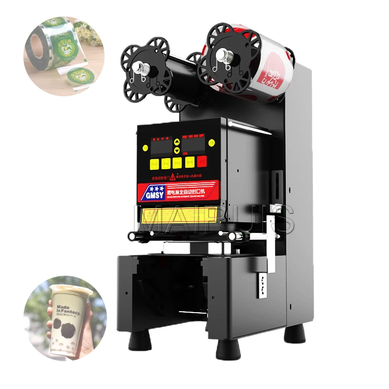 

Automatic Plastic Cup Sealing Machine 89Mm/88Mm/90Mm/95Mm Boba Tea Filler And Sealer For Bubble Tea Equipment