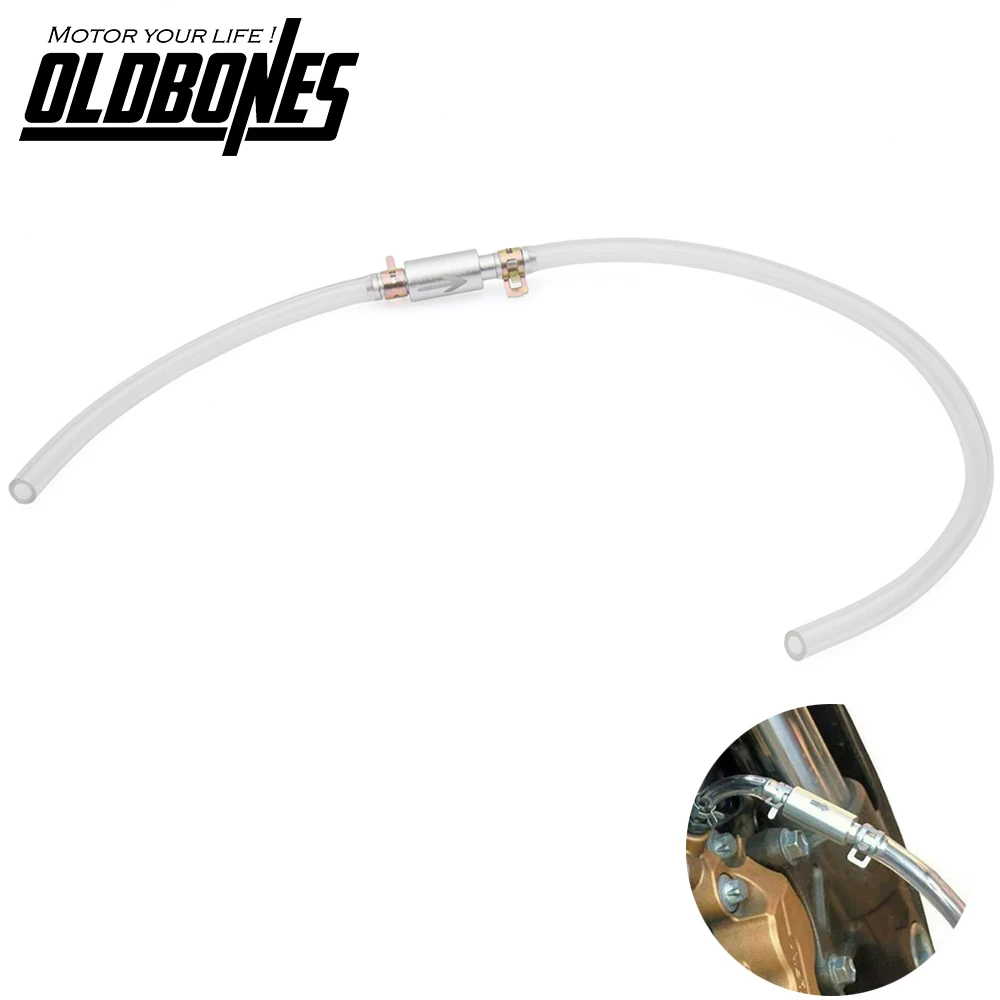 

Motorcycle Car Universal Hose Clutch Brake Bleeder Kit One Way Valve Tube Hydraulic Bleeding Tool 500 MM