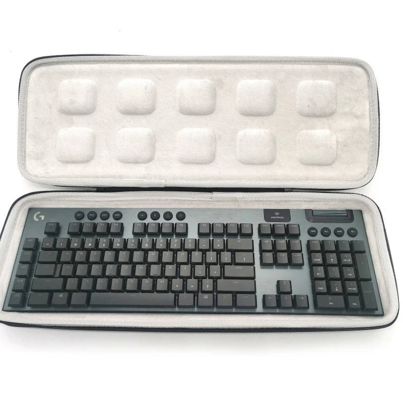 

EVA Hard Case for LogitechG913/G913 TKL/keys Mechanical Wireless Keyboard Travel Protective Carrying Storage Bag