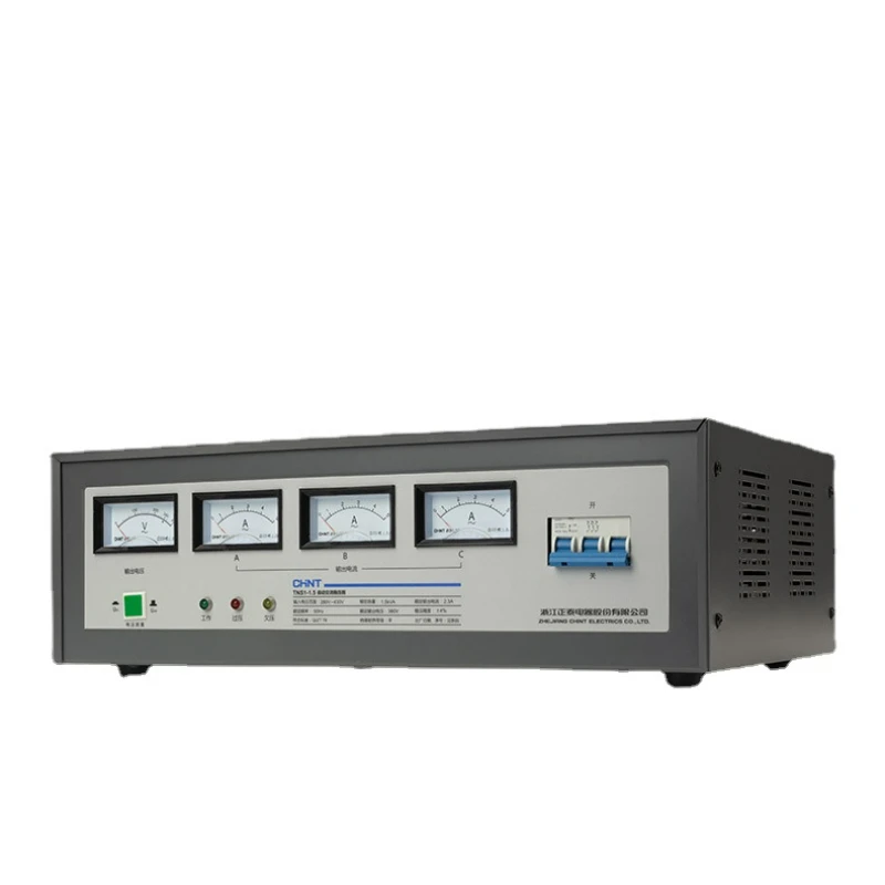 

TNS1(SVC)-1.5 Three-phase voltage regulator TNS1(SVC)-1.5/3/4.5/6/9/15/20/30/45/60/AF