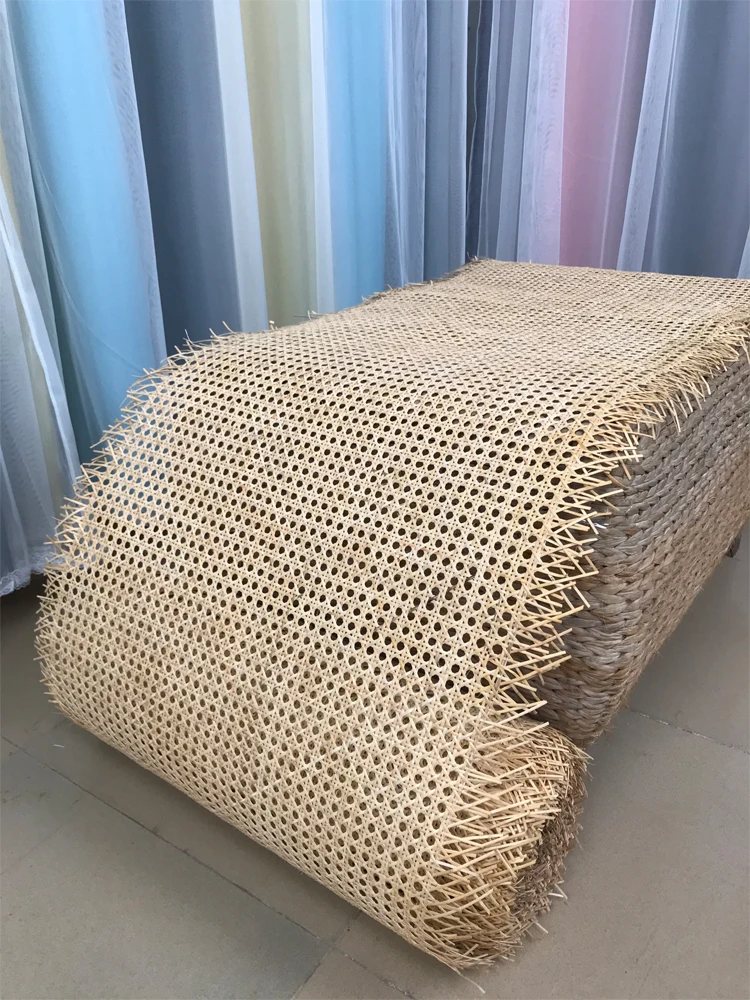 

2 Meters Long Natural Indonesian Rattan Peel Webbing Material Handmade Weaving Furniture Screen Accessories